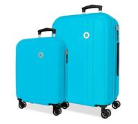 Roll Road Menorca Lot de valises rigides en ABS avec Fermeture à Combinaison intégrée 91L 6,05 kg 4 Roues Doubles 46 x 65 x 24 cm