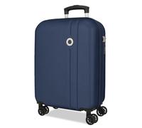 Roll Road Menorca Valise de Cabine Marine Rigide ABS Fermeture à Combinaison intégrée 35 l 2,6 kg 4 Roues Doubles Extensible Bagage à Main 38 x 55 x 20 cm