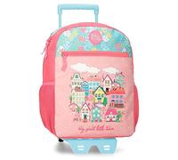 ROLL ROAD My Little Town Sac à bandoulière pour fille Rose Taille unique Rose Taille unique Sac à dos préscolaire avec trolley, rose, Taille unique, Sac à dos avec chariot pour enfants d'âge