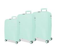 Roll Road Orbit Valise Cabine, Deux Compartiments, en ABS résistant et léger, 4 roulettes pivotantes, Serrure à Combinaison latérale, par Joumma Bags