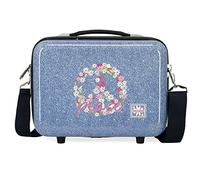 Roll Road Peace Trousse De Toilette Adaptable Bleu 29x21x15 cms ABS Rigide 9.14L 0.6 kgs