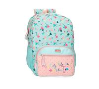 ROLL ROAD Queen of Hearts Sac à Dos Adaptable Multicolore 31 x 42 x 13 cm Polyester 15,6 L, Multicolore, Talla única, Sac à Dos Adaptable