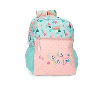 ROLL ROAD Queen of Hearts Sac à Dos Multicolore 27 x 33 x 11 cm Polyester 9,8 L, Multicolore, Talla única, Sac à Dos
