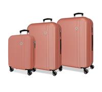 Roll Road Roll Road Menorca Jeu de valises, Taille Unique, Rose, Talla única, Jeu de valises