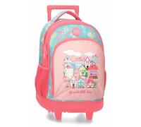 Sac à dos à roulettes - ROLL ROAD - My Little Town - Rose - 43x32x21 cm - 31,42 L