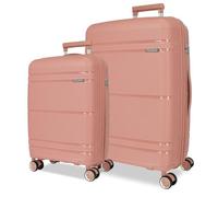 ROLL ROAD Universe Valise Cabine, Deux Compartiments, en polypropylène résistant et léger, 4 roulettes pivotantes, Serrure à Combinaison latérale, par Joumma Bags