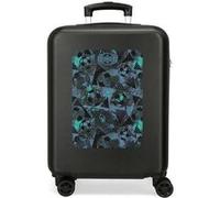 Roll Road - Valise cabine 4 roues "Soccer" - 55 x 38 x 20 cm - Noir Noir