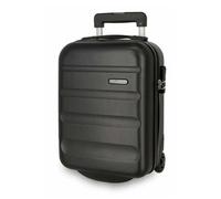 Roll Road Valise cabine ABS 40 x 31 x 20 cm 24L Noir - 2 roues, cadenas intégré, vol low cost