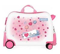 Enso Fantasy Valise Enfant Multicolore 50x38x20 cms Rigide ABS Serrure à combinaison 34L 2,1Kgs 4 roues Bagage à main