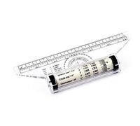 Roll Ruler Parallel Rulers 15cm Universal Foot Angle Rule Balancing Scale Drawing Multi-Purpose Rolling Ruler