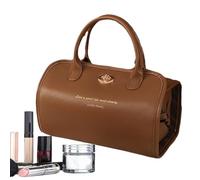 Roll Up Cosmetic Bag - Waterproof Detachable Makeup and Toiletry Organizer, Portable Multi Pocket Beauty Storage for Travel Skincare Essentials, Space Saving Pouch | Convenient Bathroom Organizer