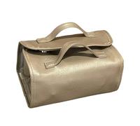 Roll Up Makeup Bag, Multifunctional Cosmetic Bag, Portable Waterproof Roll Up Cosmetic Bag for Women, 4-en-1 Makeup Bag Organizer for Travel, Makeup Storage Organizer for Cosmetics, Gris,