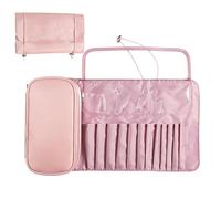 Roll Up Makeup Brush - Étui À Cosmétiques En Roulement, Support De Pinceau | Piste De Stockage Portable Avec Organisateur Pour Les Pinces De Maquillage
