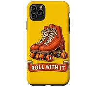 Roll with It Classic Roller Skate Attitude Coque pour iPhone 11 Pro Max