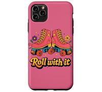 Roll with It Classic Roller Skate Attitude Coque pour iPhone 11 Pro Max