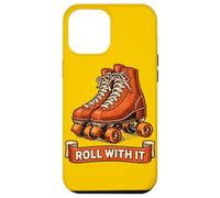 Roll with It Classic Roller Skate Attitude Coque pour iPhone 12 Pro Max