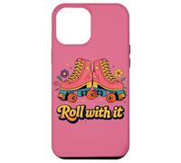 Roll with It Classic Roller Skate Attitude Coque pour iPhone 12 Pro Max