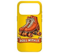 Roll with It Classic Roller Skate Attitude Coque pour iPhone 17 Pro Max