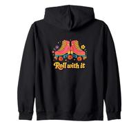Roll with It Classic Roller Skate Attitude Sweat à Capuche