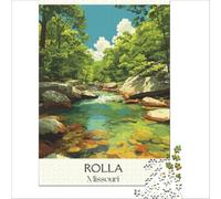 Rolla Missouri Puzzle 1000 pièces | puzzle pour les nouveaux retraités une merveilleuse activité pour votre temps libre à la maison chaque jour le soir38x26cm