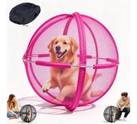 Rollable Panoramic Mesh Outdoor Cat Enclosure | Pop-Up Foldable Design, 360° Breathable Mesh, Escape-Proof Zipper, 27" Diameter(D)