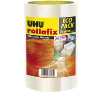 Rollafix-Rubans Adhésif D'emballage Transparent,Lot De 3 Rubans De 66mx50mm