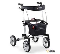 Rollator aluminium Veleco Flexo, pliant et assemblé