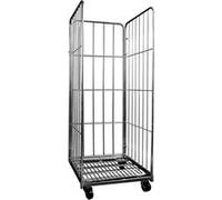 ROLLCONTAINER AVEC SOCLE METALLIQUE - L2G - - Métal 720x800x1800mm