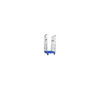 ROLLCONTAINER AVEC SOCLE PLASTIQUE- - - Métal 720x810x1520mm