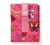 Roll'eat ® - Boc'n'Roll Kids | Sac à Collation pour Enfants, Emballage à Sandwich Réutilisable et Ecologique sans BPA, Princesse Rose