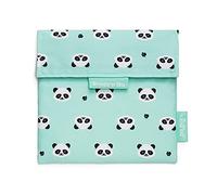 Roll'eat ® | Porte-sandwich réutilisable, sac écologique sans BPA, porte-sandwich couleur Panda - Snack'n'Go Animals