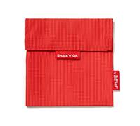 Roll'eat ® - Snack'n'Go Active | Sac à Collation et à Sandwich Réutilisable et Ecologique sans BPA, Rouge