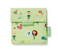 Roll'eat ® - Snack'n'Go Kids | Sac à Collation et à Sandwich pour Enfants, Réutilisable et Écologique sans BPA, Forêt