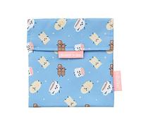 Roll'eat ® - Snack'n'Go Mr. Wonderful Sac à goûter réutilisable et écologique sans BPA, chocolat