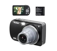 Rollei Appareil Photo 88MP 8K Powerflex Compact Ultra Zoom Optique 7X | Digital Caméra avec Double Objectif pour Selfie Écran Tactile 2,8" Appareil Photo Numérique Portable pour Vlog Noir Silver