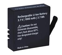 Rollei Batterie supplémentaire Actioncam 8s 9s Plus, batterie de rechange d'une capacité de 1000 mAh, lithium-ion, noire
