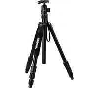 Rollei C5i Trepied Appareil Photo, 156cm Trepied Photo Voyage en Aluminium Portable avec Téléphone Support Trépied Camera pour Sony Canon Nikon DSLR (Noir), Trépied-Appareil-Photo-Tripod-Voyage