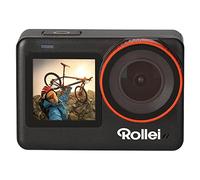 Rollei Caméra d'action 4K avec 60 FPS, étanche à 5 mètres, sans boîtier, 30 mètres avec boîtier et de Nombreux Accessoires