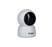 Rollei Camera Interieur, Caméra de Surveillance WiFi IPC-88 1080p avec Détection de Mouvement Vision Nocturne Audio Bidirectionnel Rotation 360° pour Bébé Animaux Camera-Caméra-Surveillance-Interieur