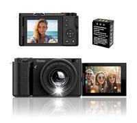 Rollei Appareil photo numérique compact Compactline 64MP 4K Zoom optique 10x Écran 2,88''
