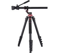 Trepied Appareil Photo 212cm Rollei Compact Traveler No.2 XL Video Trépied Aluminium avec Bras Extension Tête Fluide Fonction Monopode avec Support pour Téléphone, Trépied-Appareil-Photo-Camera-Tripod