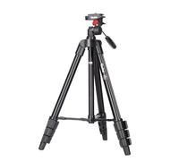 Rollei Trépied appareil photo Compact Traveler Star S1 120cm aluminium léger rotule pour reflex Noir