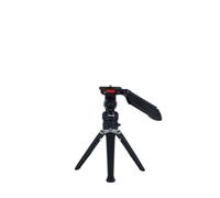 Rollei Creator Grip Mini trépied Flexible 3 en 1 pour des Prises de Vue de qualité supérieure avec tête rotative à 360°, Support pour Appareil Photo Compact et Support pour Smartphone