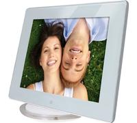Rollei Designline Cadre Photo numérique 8" avec Haut-Parleur stéréo intégré et Station d'accueil Blanc