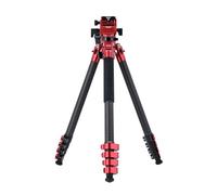 Rollei Easy Traveler Video Trépied Carbone - Capacité de Charge 4,5 kg - Hauteur 164 cm - Ultra léger, Compact, Fonction de Verrouillage sans Effort