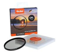 Rollei Extremium Round Filter CPL 62 mm (1 Stop) - Filtre polarisant (Polarisateur) avec Anneau en titane en verre Gorilla avec revêtement spécial - Taille: 62 mm