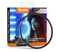 Rollei F:X Pro Filtre Black-Mist 77 mm 1/4 Black Diffusion en Verre Optique Professionnel pour Photographie de Portrait, Enregistrement Photo et vidéo, Filtre de Diffusion Black Mist 77 mm