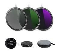 Rollei F:X Pro Magnetic Mark II VND Set 82 mm, ND2-ND500 Filtre ND Variable(1-9 F-Stops) avec 3 Magnétique Filtre Densité Neutre Diamètre 82mm pour Objectif avec Capuchon de Filtre et Base Magnétique