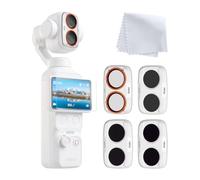 Rollei Filtre ND16/64/256 +CPL Compatible avec DJI OSMO Pocket 4P (Blanc) | Filter Set 4 en 1, Système à Double Caméra, Verre Optique avec Nano Revêtements, Accessoires-DJI-Pocket-4P-Filter