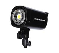 Rollei Flash de Studio 400 Double Kit Photo Lumière Strobe Flash pour éclairage de Video et Photographie de Portrait (400Ws) avec Octabox, Softbox, Émetteur Radio, 5 Feuilles de Couleur et Chariot